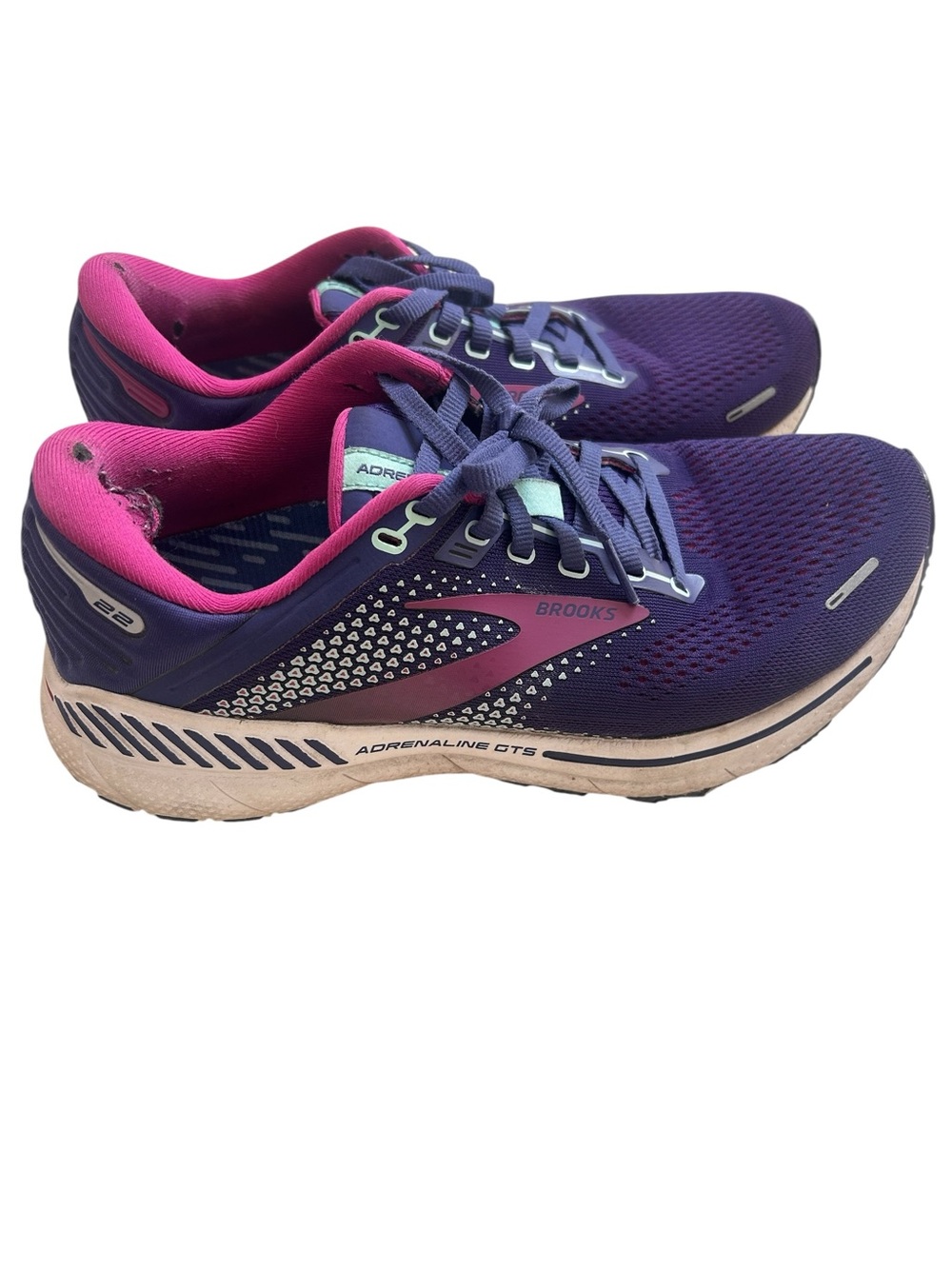Brooks Women's Purple and Pink Adrenaline GTS Running Shoes
